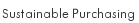 Sustainable Purchasing